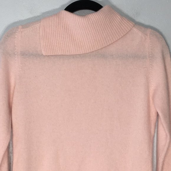 Geneva Blush Pastel Pink Cashmere Sweater *Valentine's Day* Super Soft Cashmere - Picture 7 of 11